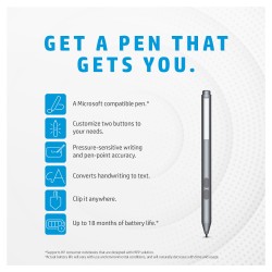 HP MPP 1.51 Pen (3V2X4AA) Stylus srebrny — Buy in Cyprus with Fast Delivery