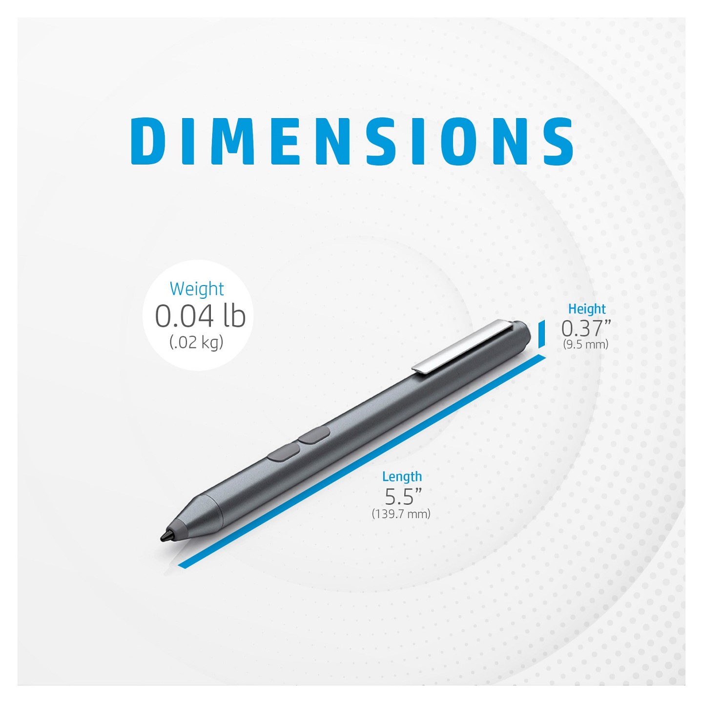 HP MPP 1.51 Pen (3V2X4AA) Stylus srebrny — Buy in Cyprus with Fast Delivery