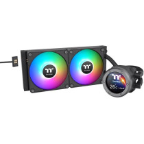 Thermaltake TH240 V2 Ultra EX ARGB AIO Liquid CPU Cooler - CL-W414-PL12SW-A - Black, 240mm, 2x120mm, TFT-LCD