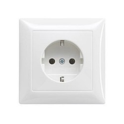BUSCH JAEGER BJ 20 EUJ-914 SCHUKO UP-Steckdose alpinweiß Busch-balance SI Steckdosen — Buy in Cyprus with Fast Delivery