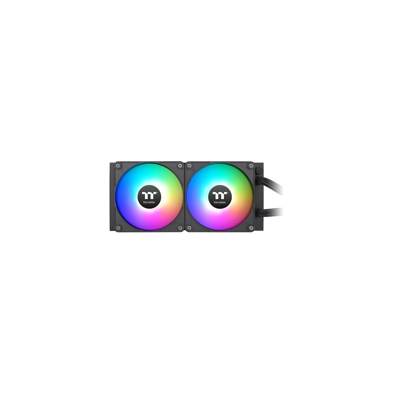 Thermaltake TH240 V2 Ultra EX ARGB AIO Liquid CPU Cooler - CL-W414-PL12SW-A - Black, 240mm, 2x120mm, TFT-LCD
