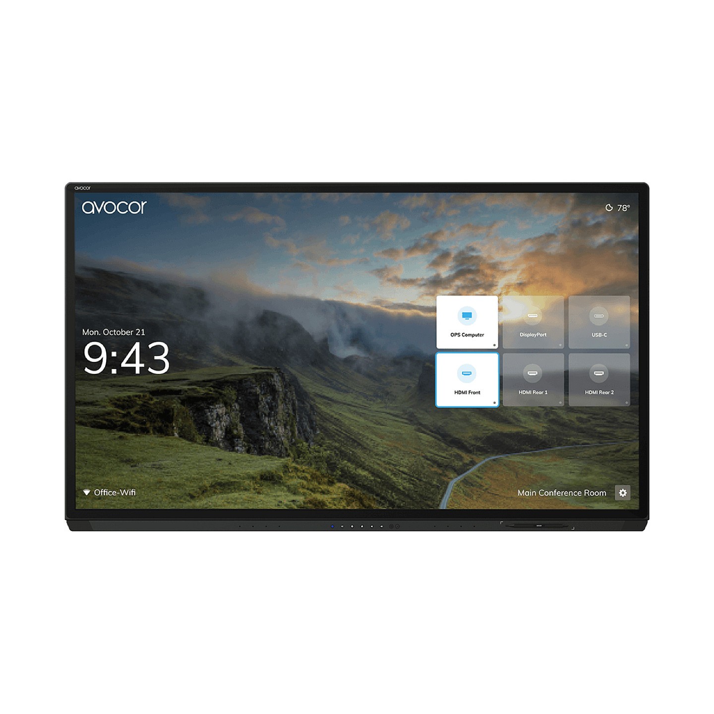AVOCOR G Serie AVG-7560 190cm 75'' 3840x2160 DP HDMI USB TOUCH — Buy in Cyprus with Fast Delivery