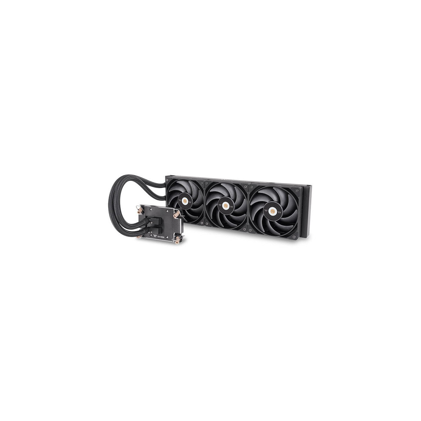 AW420 AIO Liquid CPU Cooler - 420mm Radiator, 3x140mm Fans, 500-2000 RPM, 4000 RPM Pump - Black