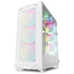 Buy Sharkoon REV300 White - Midi Tower PC Case (E-ATX/ATX/mATX/Mini-ITX) Tempere... in Cyprus, Nicosia, Limassol, Larnaka, Pafos