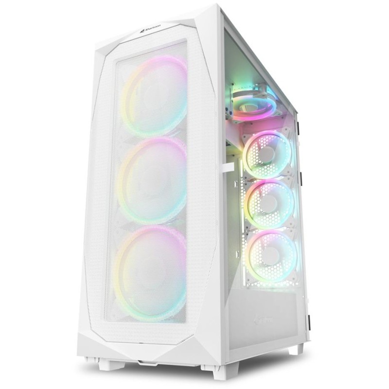 Buy Sharkoon REV300 White - Midi Tower PC Case (E-ATX/ATX/mATX/Mini-ITX) Tempere... in Cyprus, Nicosia, Limassol, Larnaka, Pafos