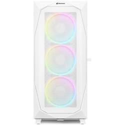 Buy Sharkoon REV300 White - Midi Tower PC Case (E-ATX/ATX/mATX/Mini-ITX) Tempere... in Cyprus, Nicosia, Limassol, Larnaka, Pafos