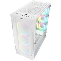 Buy Sharkoon REV300 White - Midi Tower PC Case (E-ATX/ATX/mATX/Mini-ITX) Tempere... in Cyprus, Nicosia, Limassol, Larnaka, Pafos