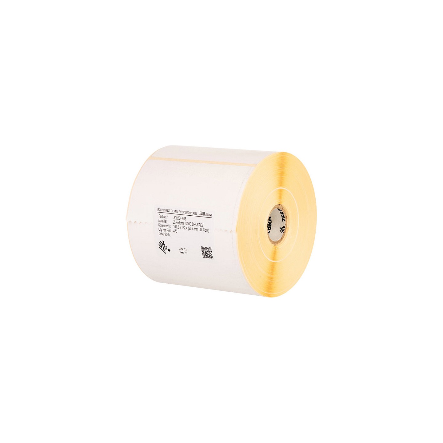 Zebra Label Paper 102x51mm Thermal Transfer 76mm Core — Buy in Cyprus with Fast Delivery