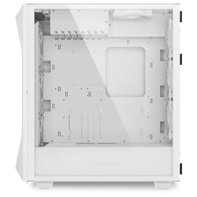 Buy Sharkoon REV300 White - Midi Tower PC Case (E-ATX/ATX/mATX/Mini-ITX) Tempere... in Cyprus, Nicosia, Limassol, Larnaka, Pafos