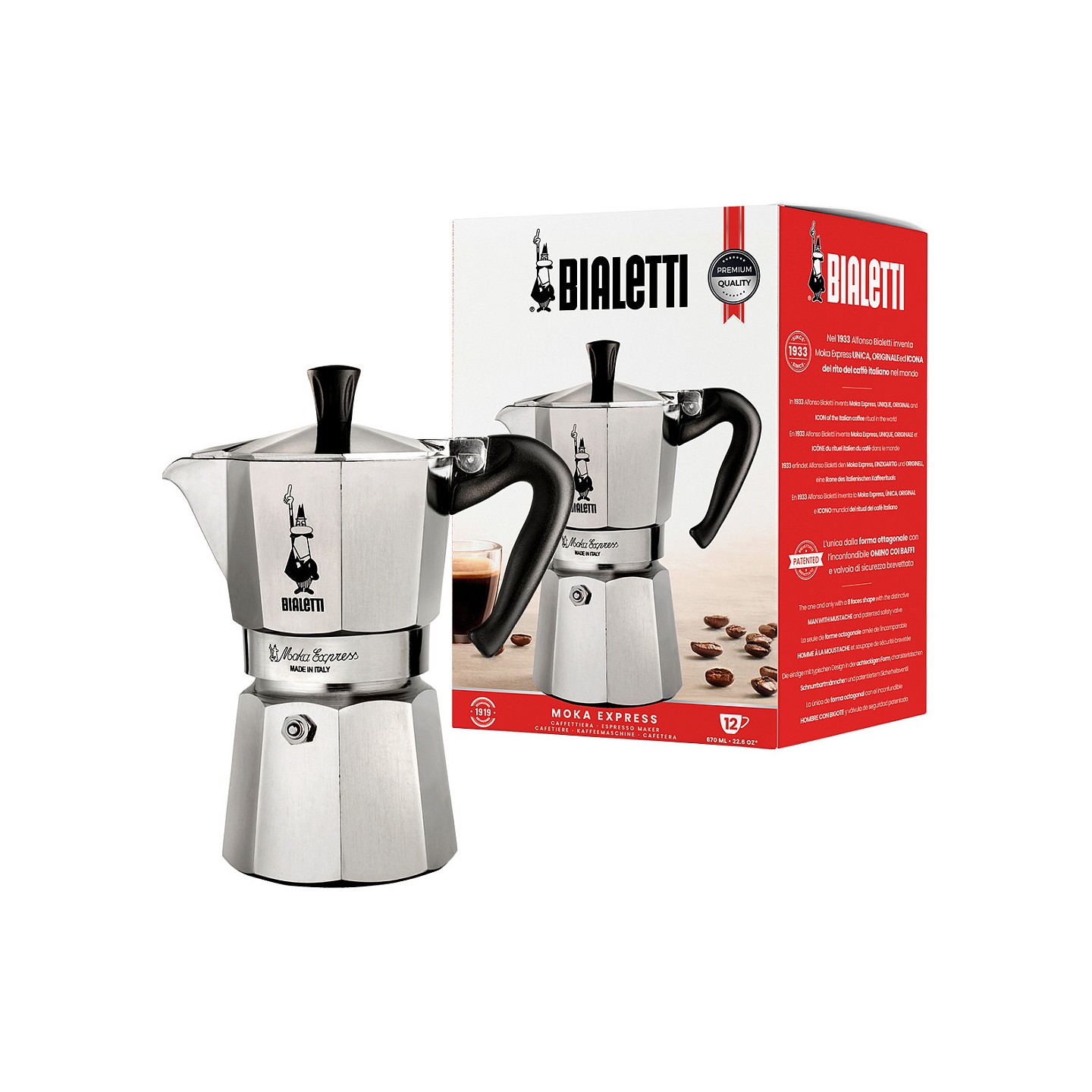 Bialetti Moka Express 12TZ — Buy in Cyprus with Fast Delivery