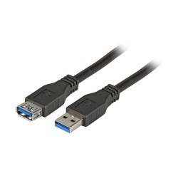 EFB USB3.0 Verlängerungskabel A-A.St-Bu.1.8m.schwarz.Premium — Buy in Cyprus with Fast Delivery