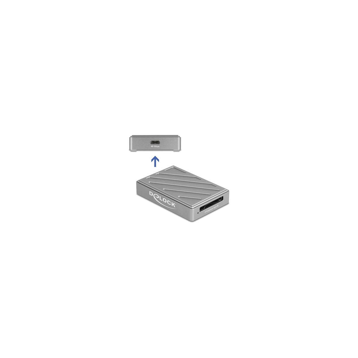 Delock 40 Gbps USB Type-CTM Card Reader für CFexpress Typ B Speicherkarten — Buy in Cyprus with Fast Delivery