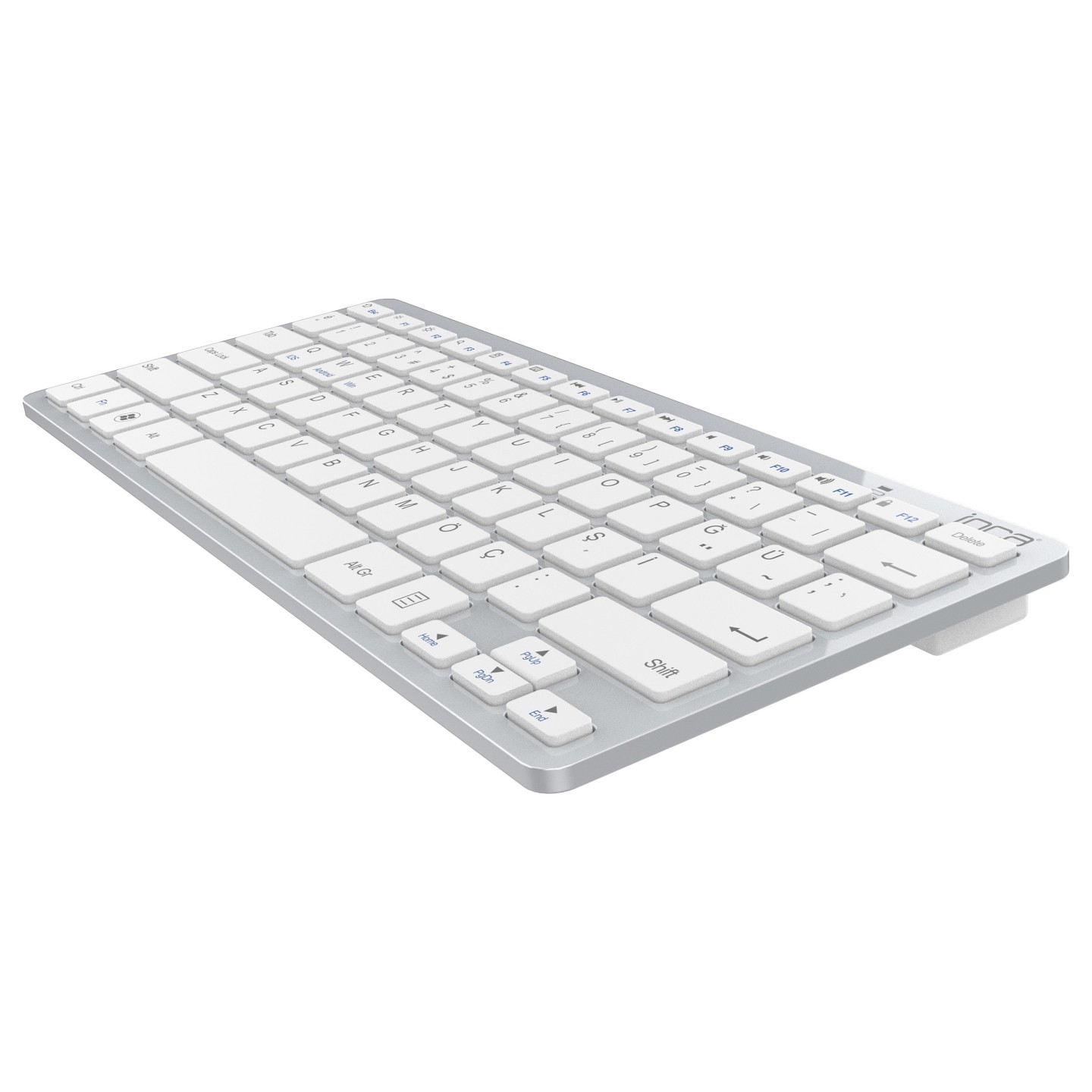 INCA Tastatur IBK-569BT BT 3.0 ultradünn. Multimedia. 10m silver — Buy in Cyprus with Fast Delivery