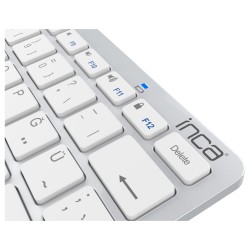 INCA Tastatur IBK-569BT BT 3.0 ultradünn. Multimedia. 10m silver — Buy in Cyprus with Fast Delivery