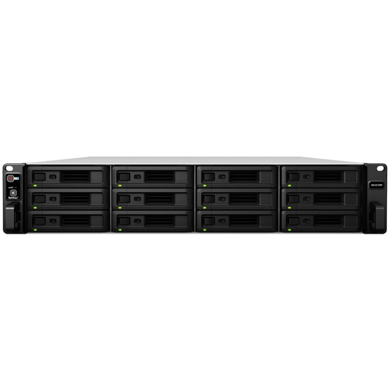 Buy Synology RX1217 Expansion Unit - 12-Bay SATA III, 2U Rackmount, Black (HDD/S... in Cyprus, Nicosia, Limassol, Larnaka, Pafos