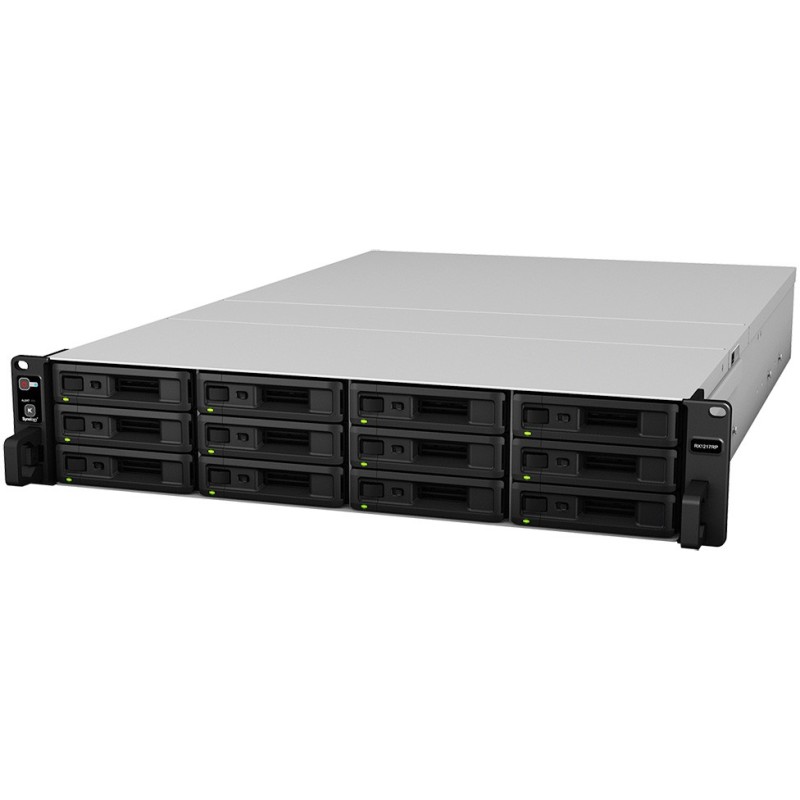 Buy Synology RX1217 Expansion Unit - 12-Bay SATA III, 2U Rackmount, Black (HDD/S... in Cyprus, Nicosia, Limassol, Larnaka, Pafos