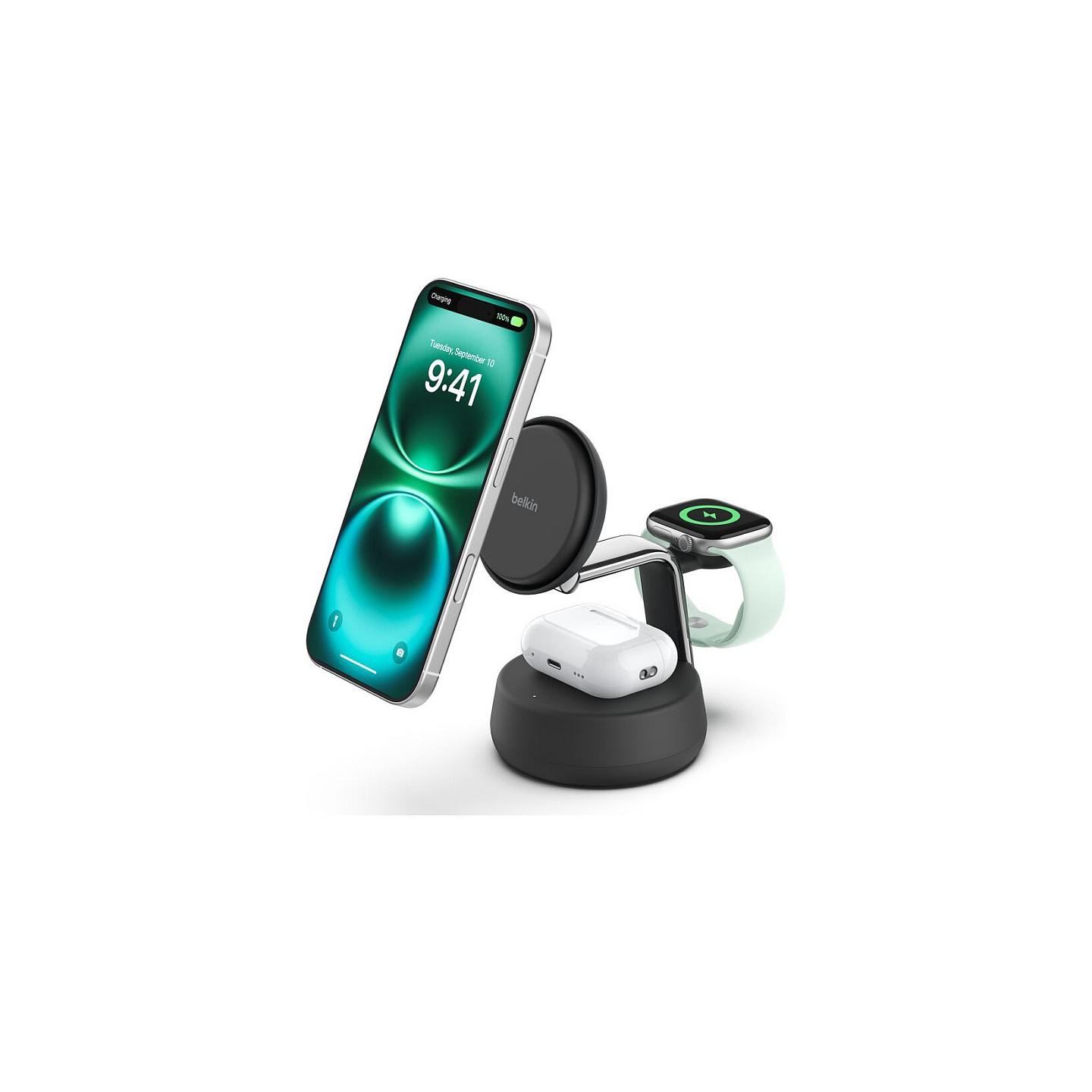 Belkin UltraCharge Pro 25W Qi2 mag.3-in-1 Ladest.sw. WIZ040kqCH — Buy in Cyprus with Fast Delivery