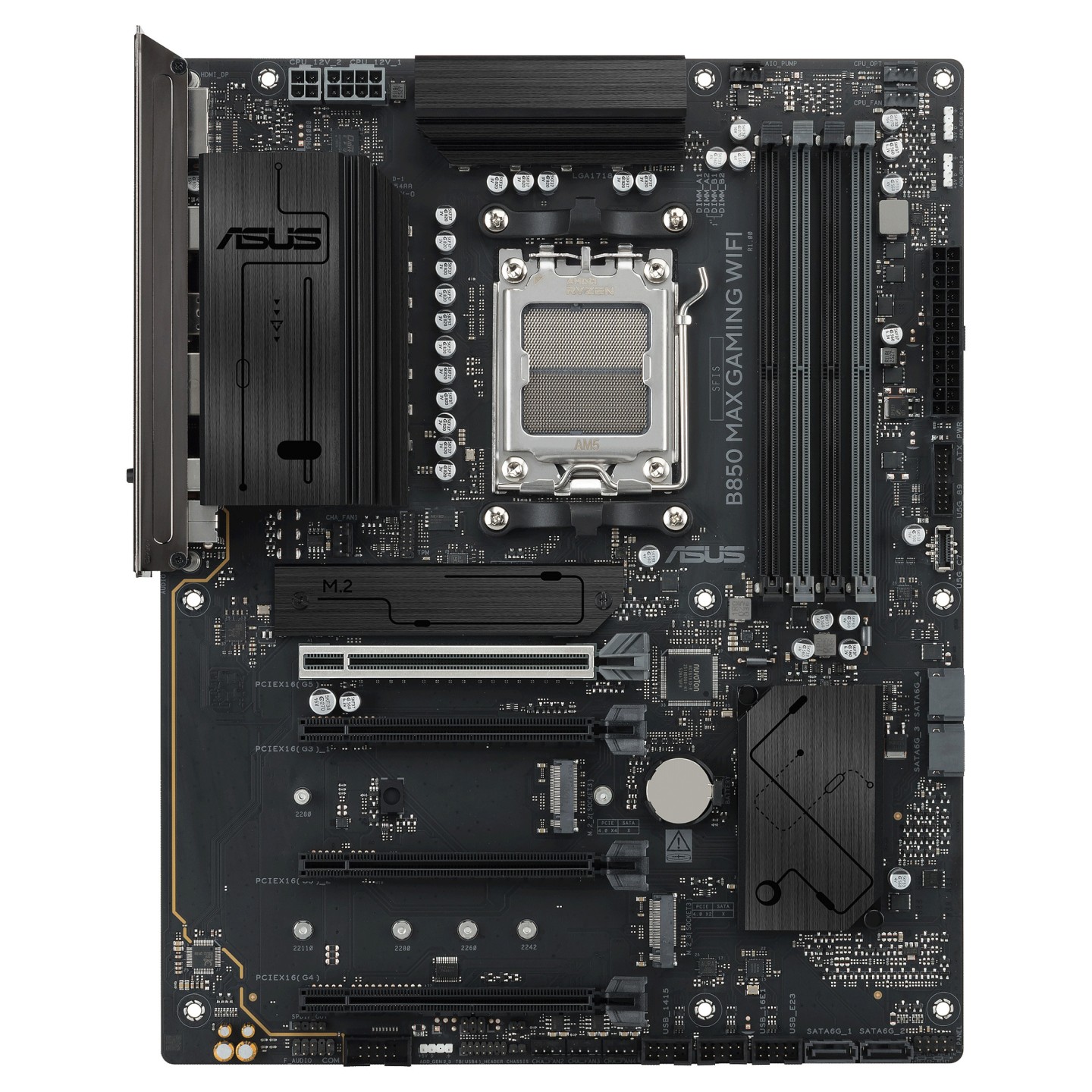 ASUS B850 MAX GAMING WIFI (AMD.AM5.DDR5.ATX) — Buy in Cyprus with Fast Delivery