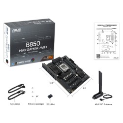 ASUS B850 MAX GAMING WIFI (AMD.AM5.DDR5.ATX) — Buy in Cyprus with Fast Delivery