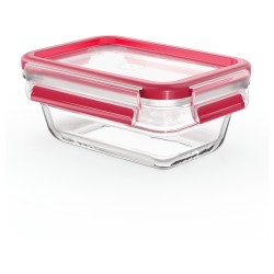 Emsa N10405 Clip & Close Glas Frischhaltedose 0.45 L Transparent Rot — Buy in Cyprus with Fast Delivery