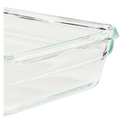 Emsa N10405 Clip & Close Glas Frischhaltedose 0.45 L Transparent Rot — Buy in Cyprus with Fast Delivery