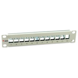 Equip Patchpanel 12x Cat6A 10' FTP 1HE Keystone Montage ws — Buy in Cyprus with Fast Delivery