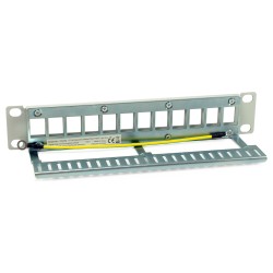 Equip Patchpanel 12x Cat6A 10' FTP 1HE Keystone Montage ws — Buy in Cyprus with Fast Delivery