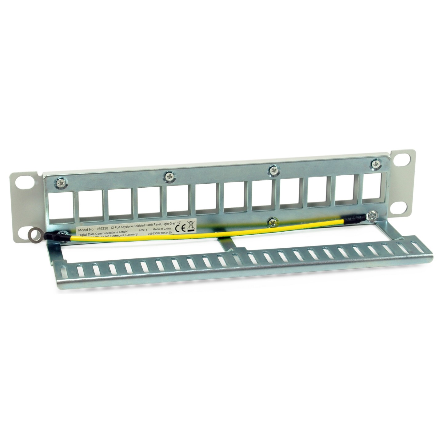 Equip Patchpanel 12x Cat6A 10' FTP 1HE Keystone Montage ws — Buy in Cyprus with Fast Delivery