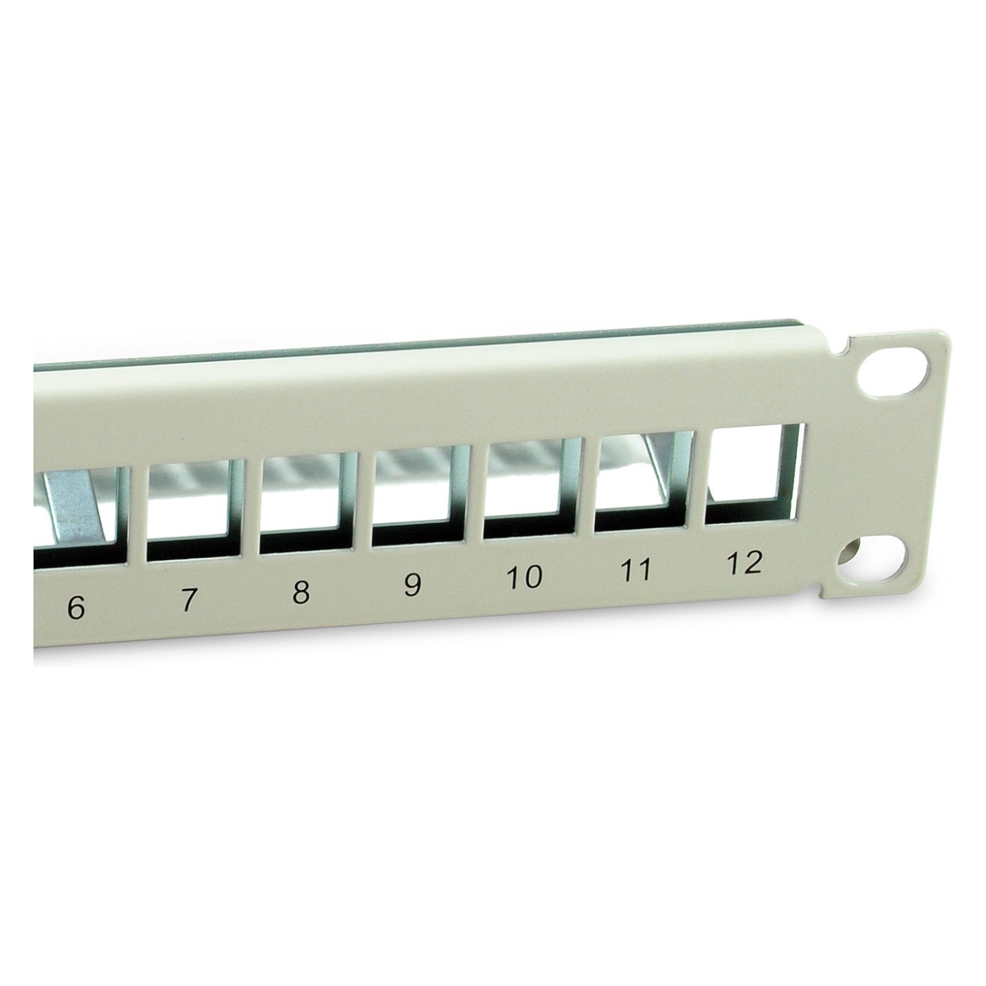 Equip Patchpanel 12x Cat6A 10' FTP 1HE Keystone Montage ws — Buy in Cyprus with Fast Delivery