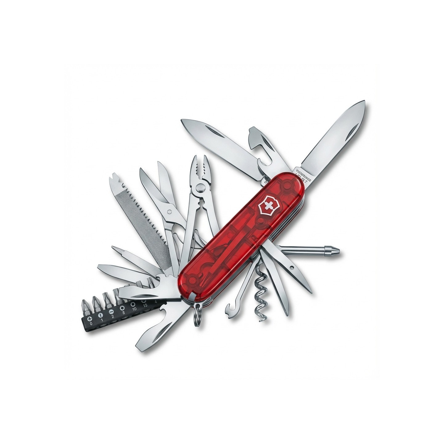 V-1.77 25.T Taschenmesser Cyber Tool M. rot transparent — Buy in Cyprus with Fast Delivery