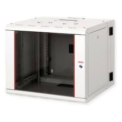ROLINE 19-Zoll Wandgehuse Pro 9 HE. 600x600 BxT zweiteilig schwenkbar grau — Buy in Cyprus with Fast Delivery