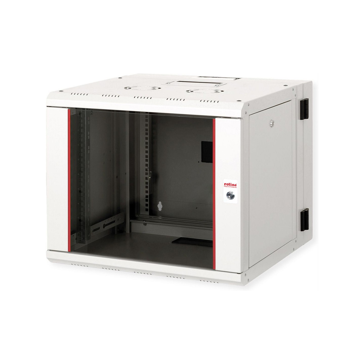 ROLINE 19-Zoll Wandgehuse Pro 9 HE. 600x600 BxT zweiteilig schwenkbar grau — Buy in Cyprus with Fast Delivery