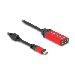 DELOCK USB Type-C zu HDMI Adapter DP Alt Mode 8K 60 Hz mit HDR Funktion rot — Buy in Cyprus with Fast Delivery