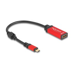 DELOCK USB Type-C zu HDMI Adapter DP Alt Mode 8K 60 Hz mit HDR Funktion rot — Buy in Cyprus with Fast Delivery