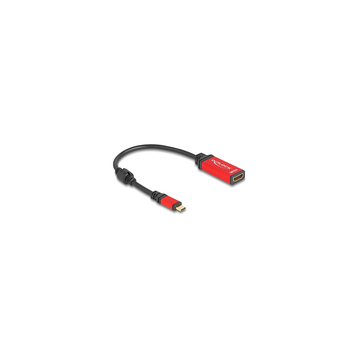 DELOCK USB Type-C zu HDMI Adapter DP Alt Mode 8K 60 Hz mit HDR Funktion rot — Buy in Cyprus with Fast Delivery