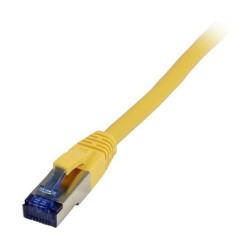 Synergy21 Patchkabel RJ45. CAT6A 500Mhz. 5m. gelb. S-STP(S FTP). TPE LSZH(Superflex). AWG26.