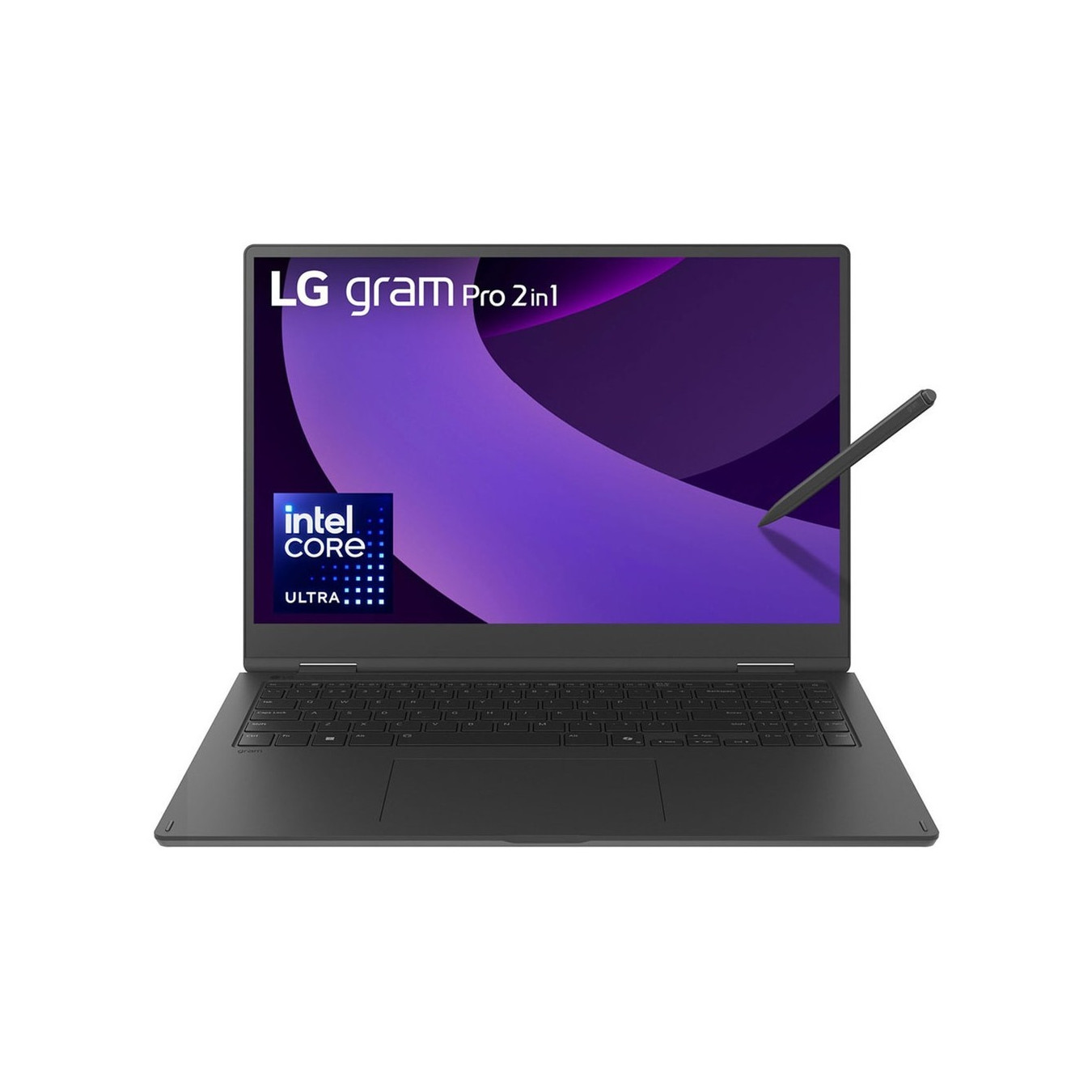 LG gram 16 Pro 2-in-1 - 16TB90TP-K.AP78G - Black, Intel Core Ultra 7 255H, 16GB RAM, 1TB SSD, 16" OLED (2880x1800)