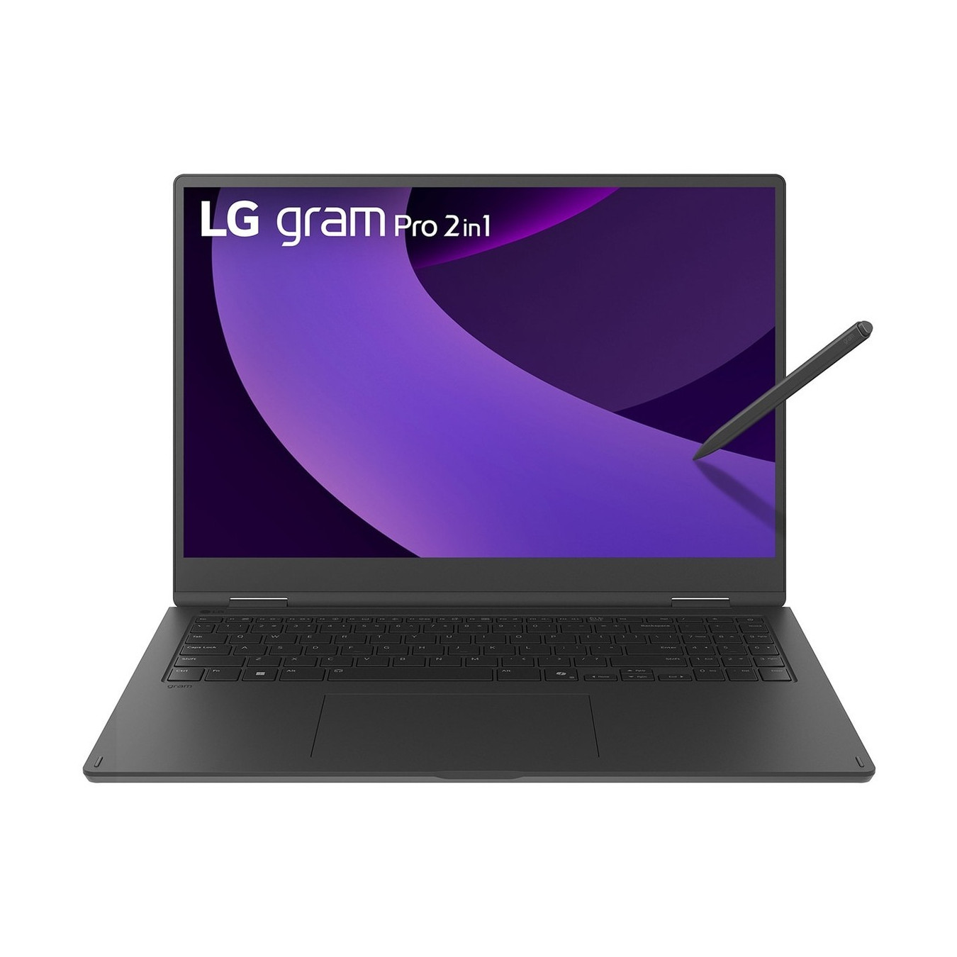 LG gram 16 Pro 2-in-1 - 16TB90TP-K.AP78G - Black, Intel Core Ultra 7 255H, 16GB RAM, 1TB SSD, 16" OLED (2880x1800)