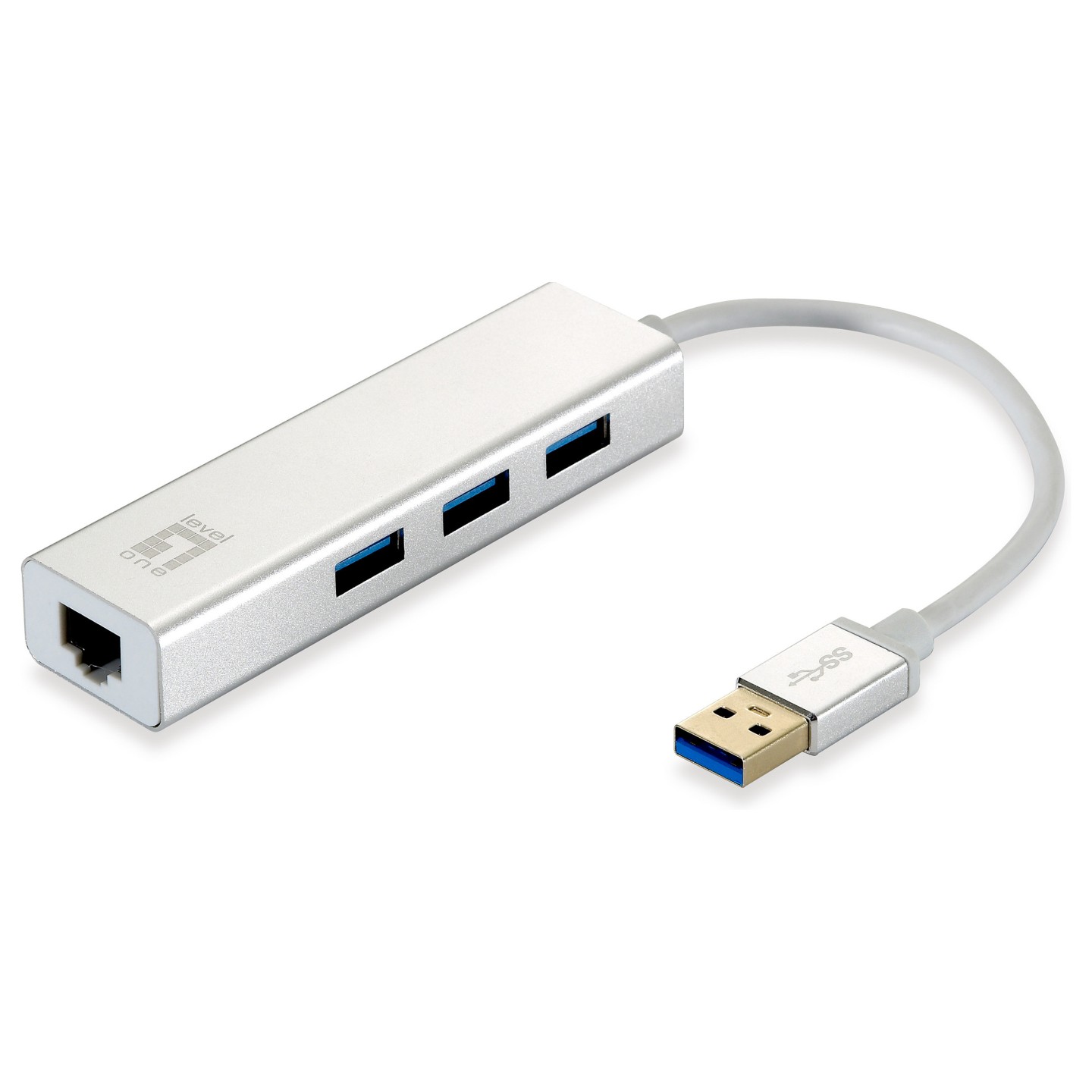 Adapter USB3.0- to RJ45 10 100 1000.3xUSB3.0 0.15m si — Buy in Cyprus with Fast Delivery