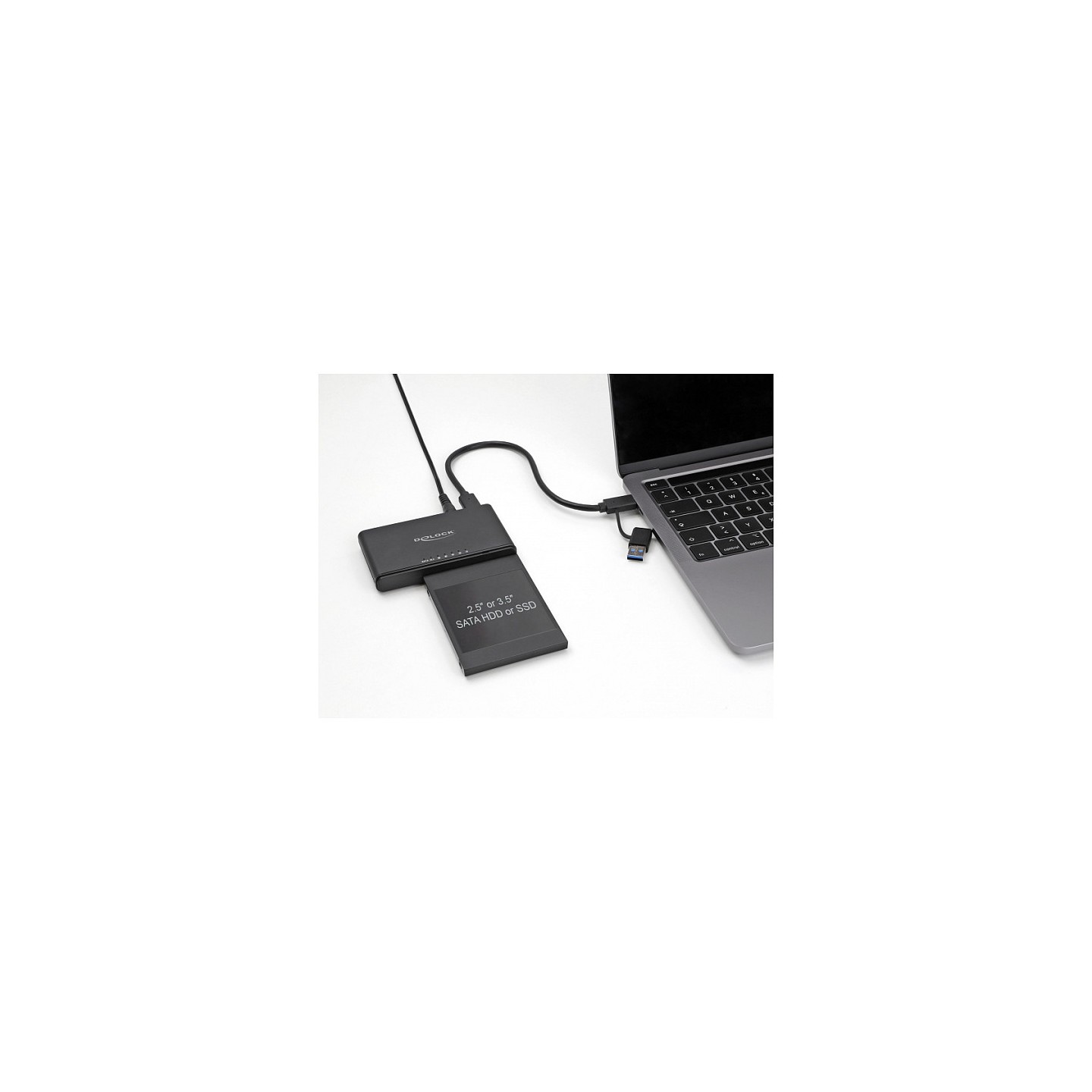 USB Type-CTM Konverter für 1 x M.2 NVMe SSD + 1 x SATA SSD HDD mit Klon Funktion — Buy in Cyprus with Fast Delivery