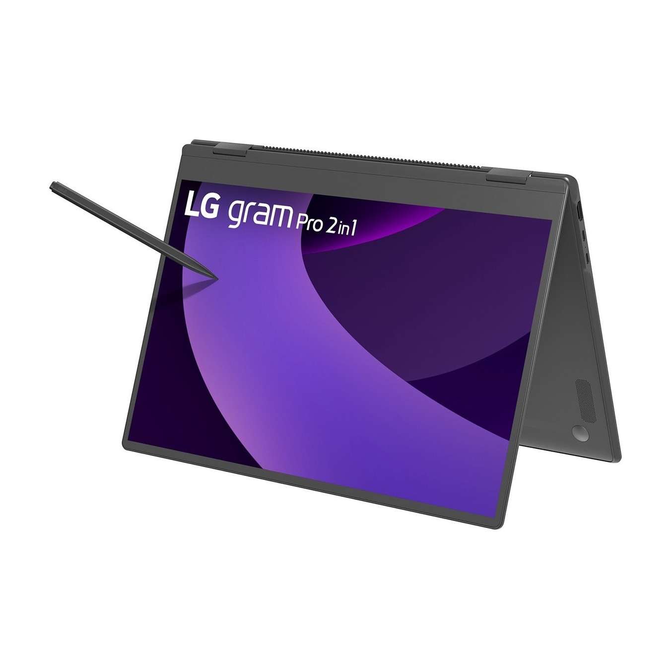 LG gram 16 Pro 2-in-1 - 16TB90TP-K.AP78G - Black, Intel Core Ultra 7 255H, 16GB RAM, 1TB SSD, 16" OLED (2880x1800)