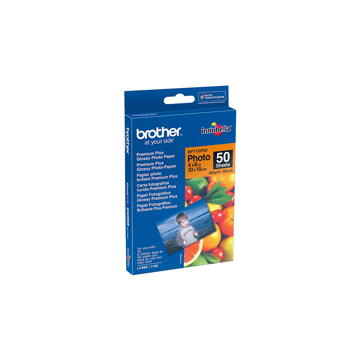 Brother Fotopapier A6 50 Blatt (bis 6000 dpi) 260g m — Buy in Cyprus with Fast Delivery