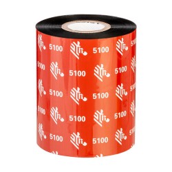 Zebra 5100 Resin - Black - 110 mm x 450 m - Thermal transfer ribbon (05100BK11045) — Buy in Cyprus with Fast Delivery