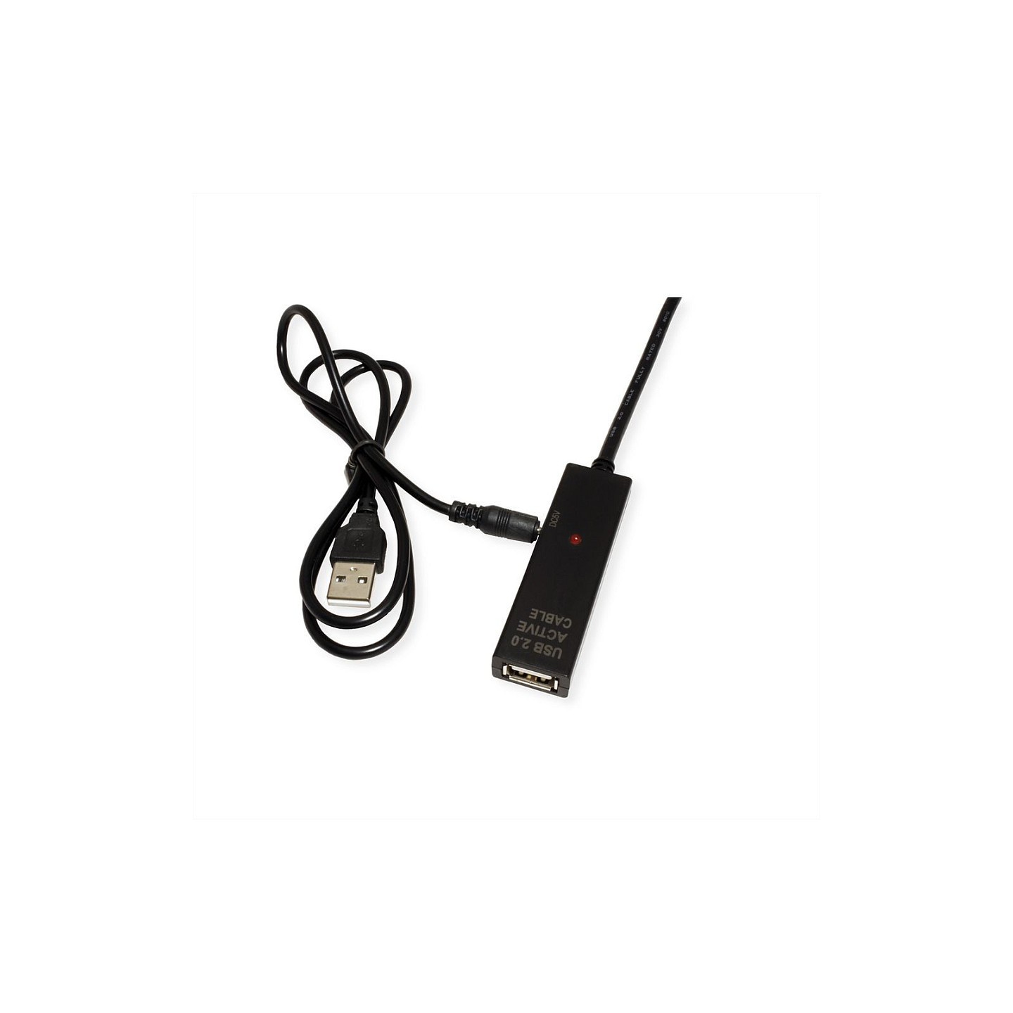 VALUE USB 2.0 Verlngerung. aktiv. mit Repeater. A-C. schwarz. 20 m — Buy in Cyprus with Fast Delivery
