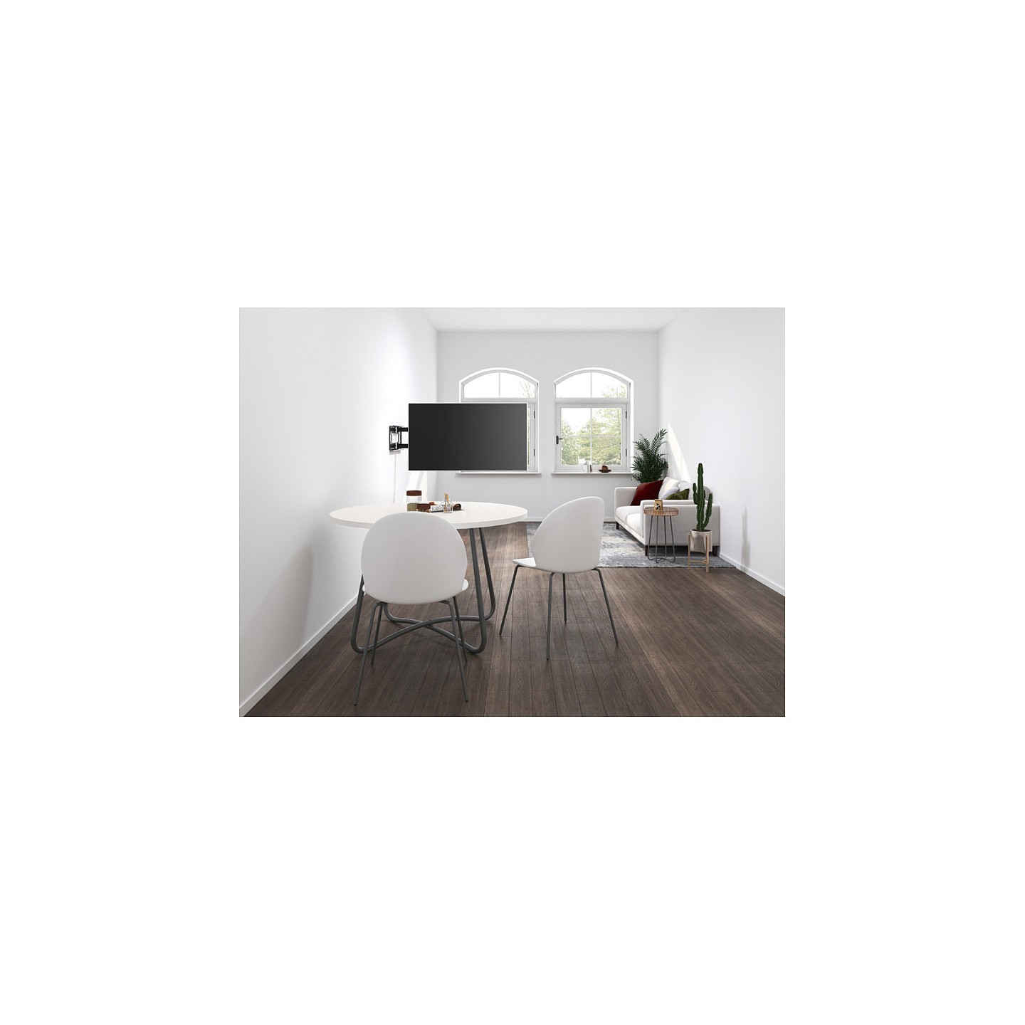 Equip Wandhalterung 43'-80' 1TFT V.bewegl.4Gelenke 50Kg sw retail — Buy in Cyprus with Fast Delivery