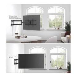 Equip Wandhalterung 43'-80' 1TFT V.bewegl.4Gelenke 50Kg sw retail — Buy in Cyprus with Fast Delivery