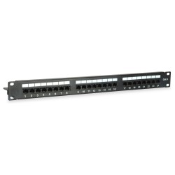 Equip Patchpanel 24x Cat6 19' UTP 1HE Keystone Montage sw — Buy in Cyprus with Fast Delivery