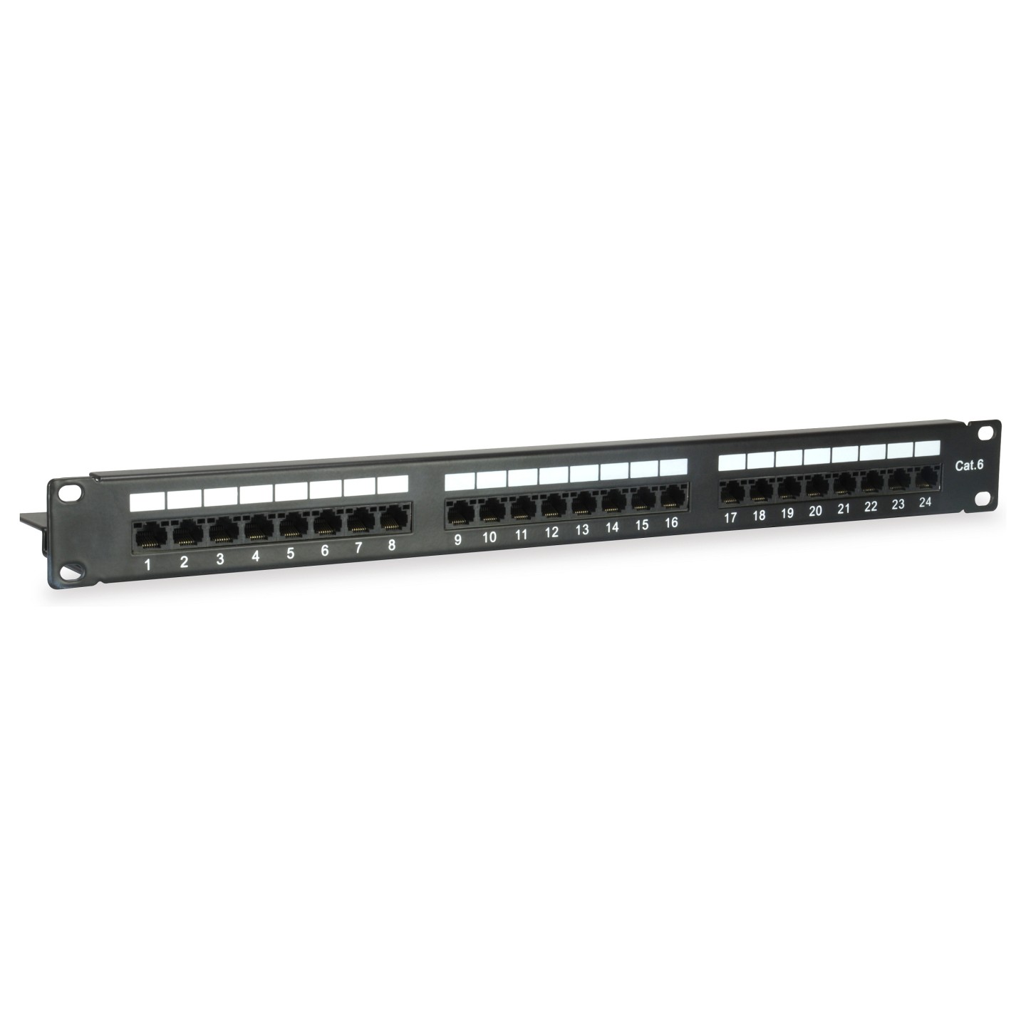 Equip Patchpanel 24x Cat6 19' UTP 1HE Keystone Montage sw — Buy in Cyprus with Fast Delivery