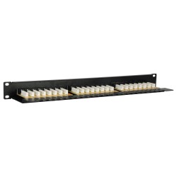 Equip Patchpanel 24x Cat6 19' UTP 1HE Keystone Montage sw — Buy in Cyprus with Fast Delivery