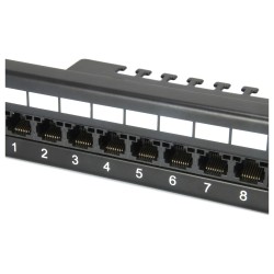 Equip Patchpanel 24x Cat6 19' UTP 1HE Keystone Montage sw — Buy in Cyprus with Fast Delivery